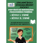 obrázek k článku: Základní škola Otokara Březiny Počátky přijme do pracovního poměru učitele/učitelku I.  stupně a učitele II. stupně.